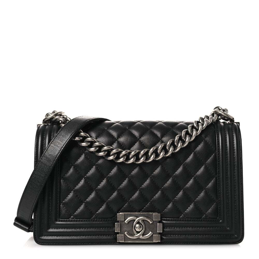 Chanel Caviar Quilted Medium Boy Flap #323663C42B
